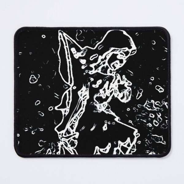 Item preview, Sitting Angel Black and White Neon Abstract designed and sold by JariHawk.