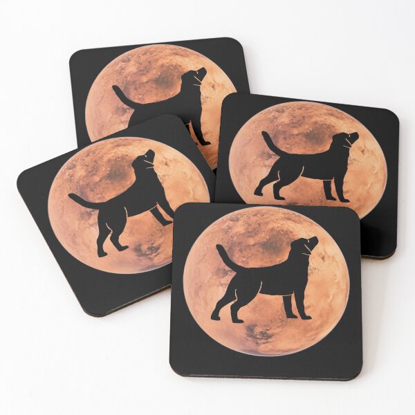 Item preview, labrador Dog Silhouette in Mars labrador lover gift designed and sold by alaechamlal.