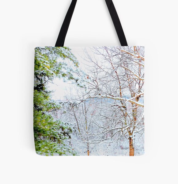 Winter All Over Print Tote Bag
