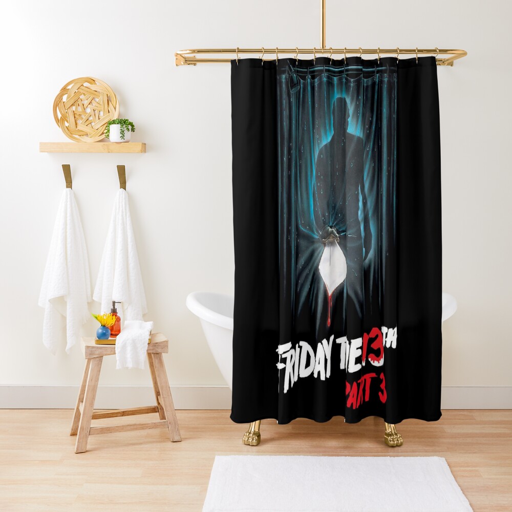 Friday the 13th Part III Shower Curtain