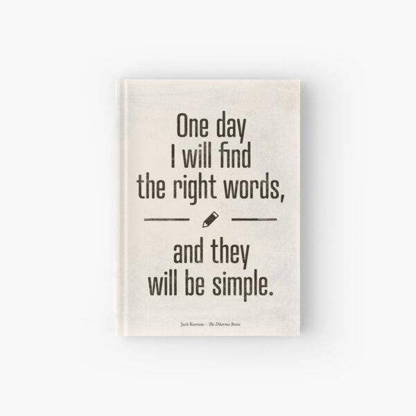 Item preview, Jack Kerouac - The Dharma Bums quote designed and sold by RedHillPrints.