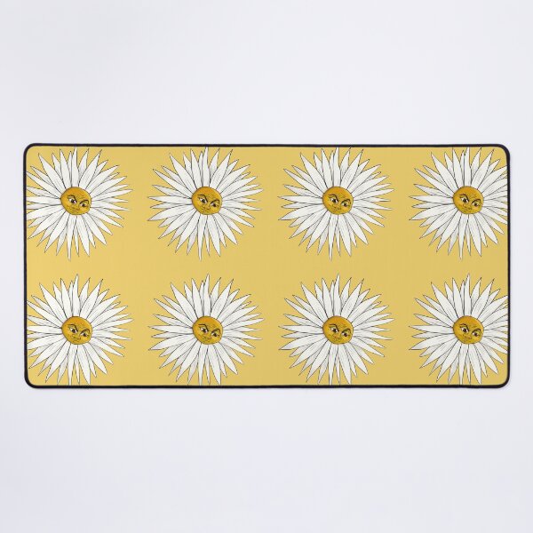 Wise Old Daisy Desk Mat