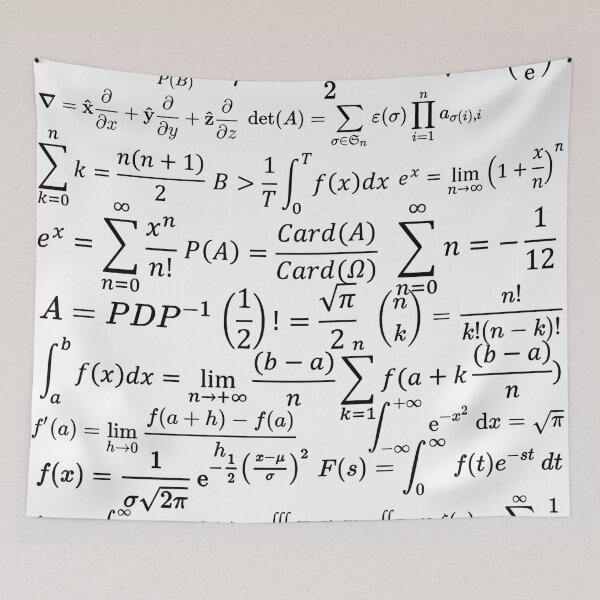 Item preview, math equations and formulas designed and sold by NoetherSym.