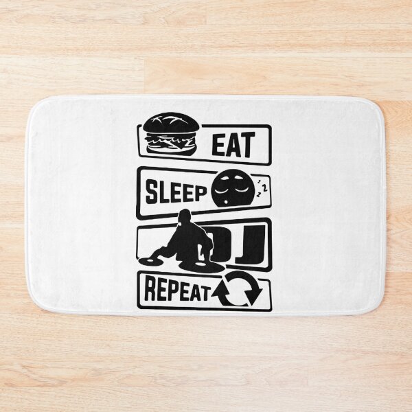 Item preview, Eat Sleep Dj Repeat Love Dj Music Funny Saying Art Design Happy Apparel Essential Inspiration Joy Mood Funny designed and sold by DesignByHeartUK.