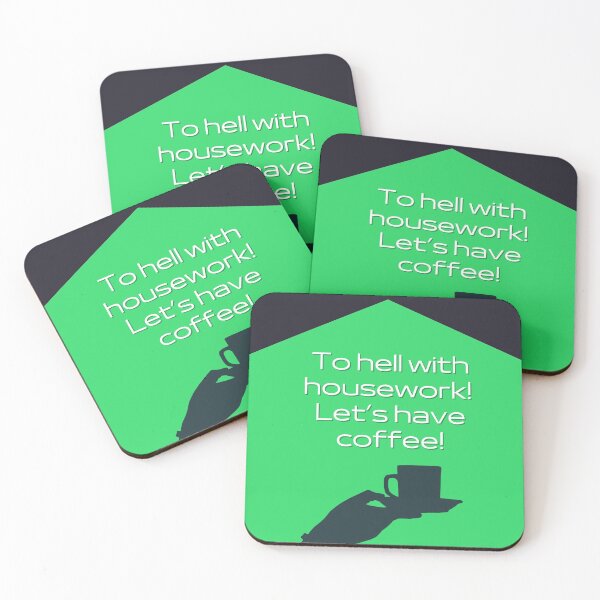 Item preview, To hell with housework, let’s have coffee! designed and sold by LaBelleMaison.