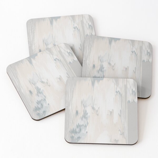 Item preview, Abstract Pattern in Creamy Beige, Light Peach, Blue and Taupe designed and sold by kasamor.
