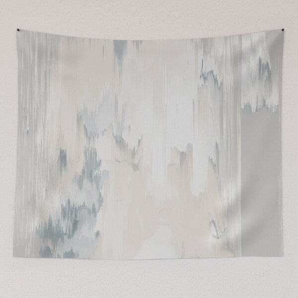 Item preview, Abstract Pattern in Creamy Beige, Light Peach, Blue and Taupe designed and sold by kasamor.