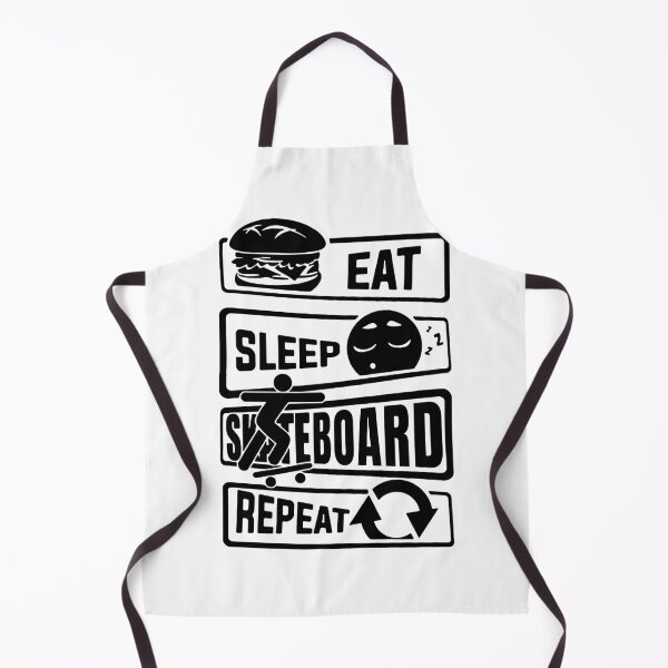 Item preview, Eat Sleep Skateboard Repeat Love Longbord born to skid Funny Art Design Happy Apparel Essential Inspiration Joy Mood Funny designed and sold by DesignByHeartUK.