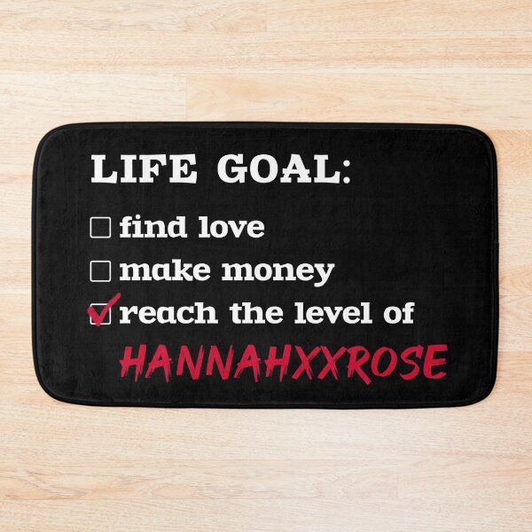 Item preview, Life goal - Hannahxxrose designed and sold by 2Girls1Shirt.