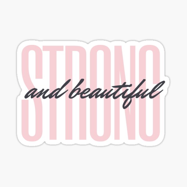 Item preview, Strong and Beautiful designed and sold by MotivationDNA.