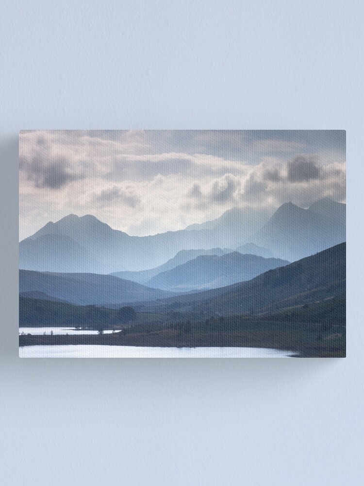 Alternate view of Snowdonia - Snowdon and her Sisters Canvas Print