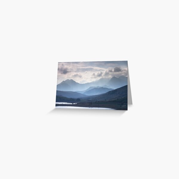 Snowdonia - Snowdon and her Sisters Greeting Card