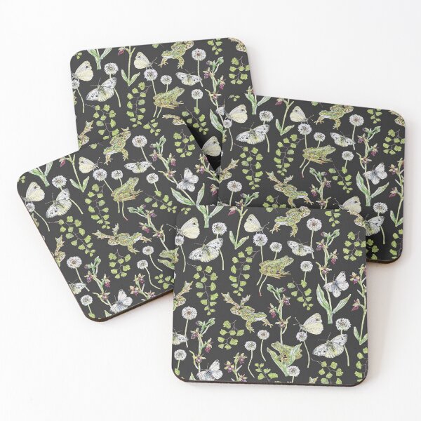 Item preview, Springtime Frogs and Orchids designed and sold by beccaboyce.