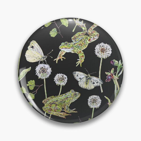 Item preview, Springtime Frogs and Orchids designed and sold by beccaboyce.