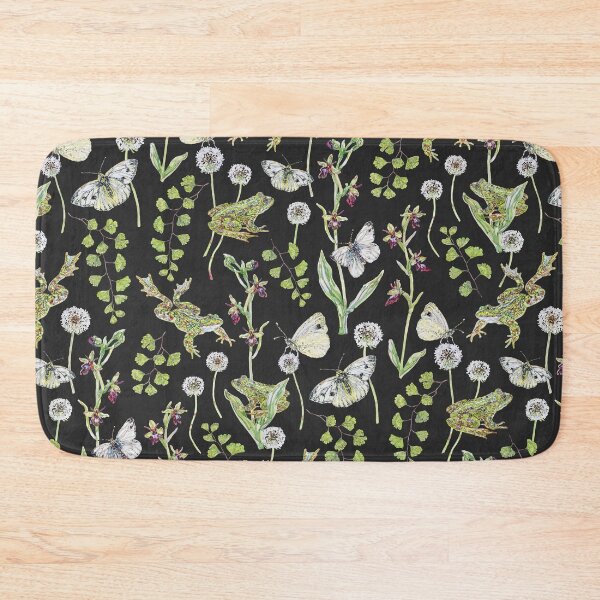 Item preview, Springtime Frogs and Orchids designed and sold by beccaboyce.