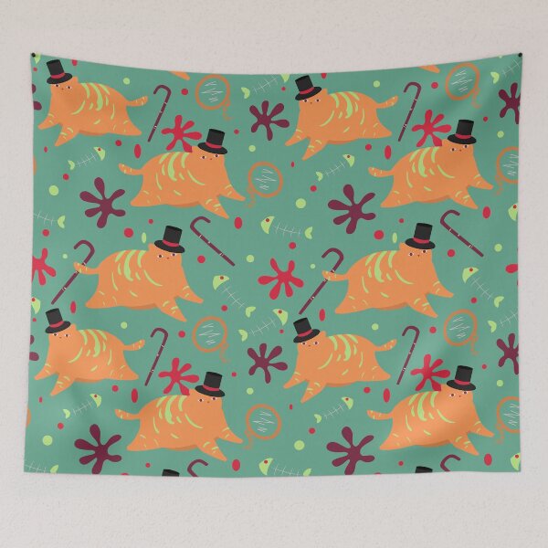 Item preview, Pattern intelligent cat designed and sold by Pretty-spirit.