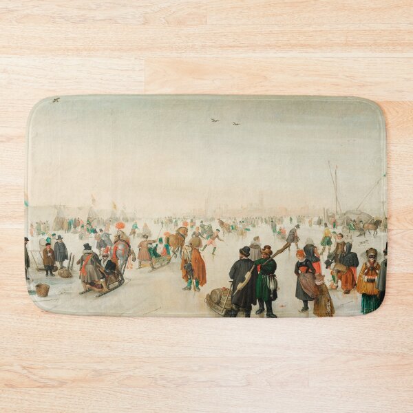 Item preview, Enjoying the Ice near a Town (1620) by Hendrick Avercamp designed and sold by Designedbysm.