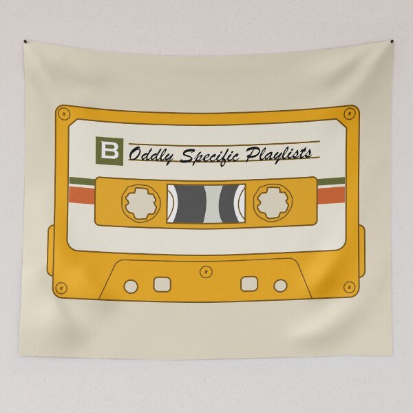 Item preview, Oddly specific playlists ,funny retro audio music cassette tape, humor quotes, weirdly specific, too specific, targeted sayings designed and sold by SGS-.