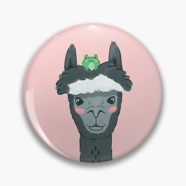 Artikelvorschau, Alpaka mit seinem Froschfreund entworfen und verkauft von 3Alpacas.