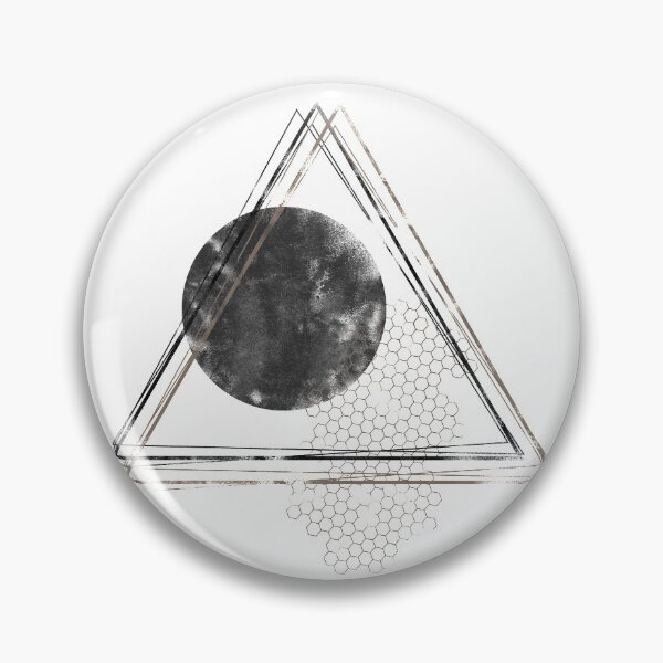 Item preview, Abstract Geometric Design - Triangle and Circle designed and sold by oceanwindprints.