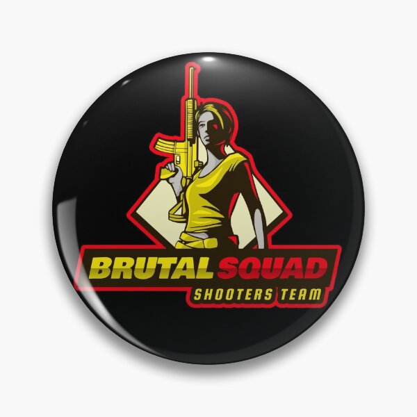 Artikelvorschau, Gelbes Brutal Squad Shooters Team - Cooles Gaming-Design entworfen und verkauft von Red-ElYoubi.