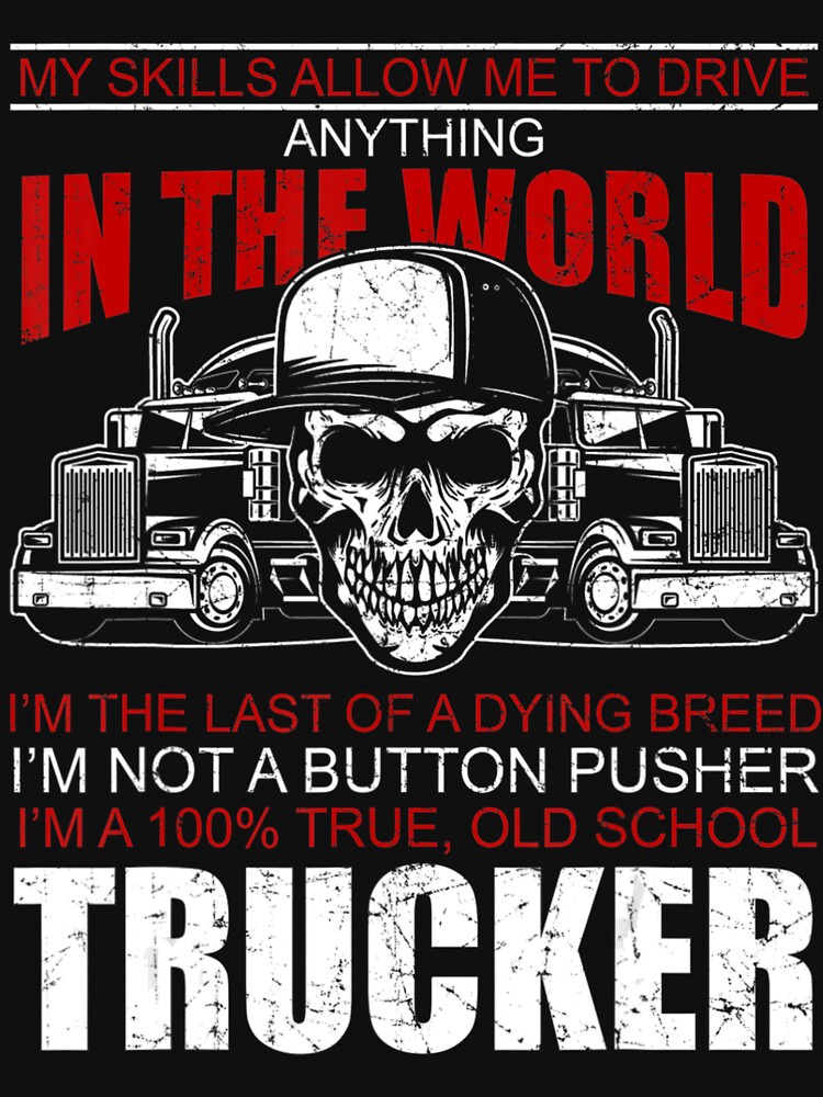 Funny Trucker Gifts Men Truck Driver Husband Semi Trailer