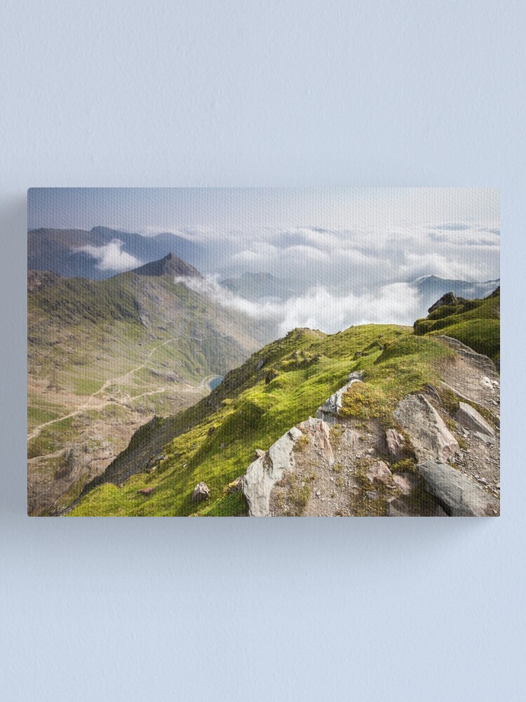 Alternate view of Wales - View from Snowdon Canvas Print