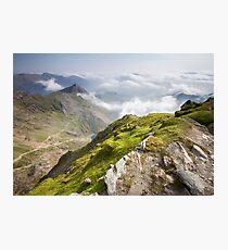Wales - View from Snowdon Photographic Print