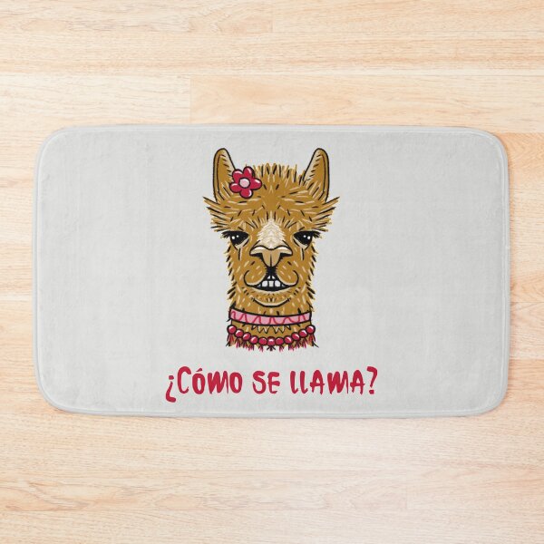 Item preview, Como Se Llama? Funny Cute Spanish Speaking Llama designed and sold by Rebel-Design.