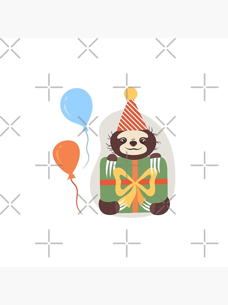 "Sloth Presents" Poster for Sale by TillyPOD | Redbubble