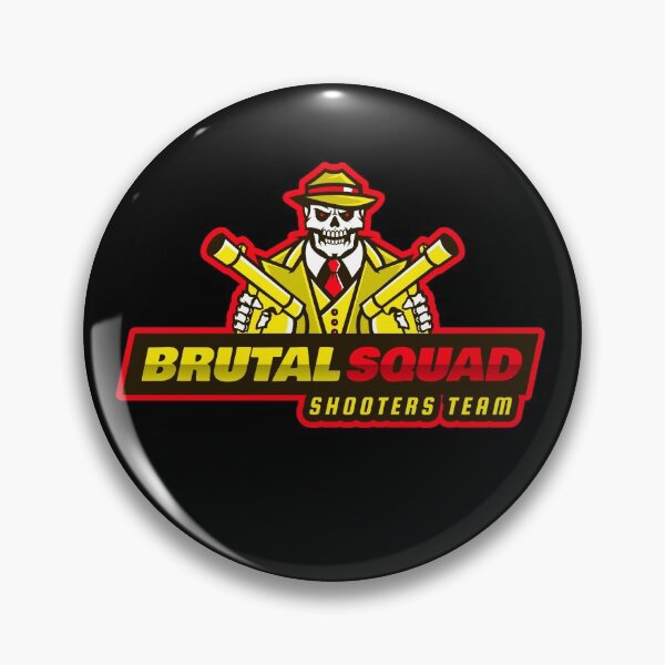 Artikelvorschau, Gelber Skeleton Boss Brutal Squad Shooters Team - Cooles Gaming-Design entworfen und verkauft von Red-ElYoubi.