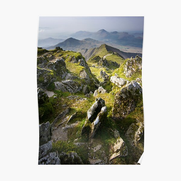 Snowdonia- View from Snowdon 2 Poster