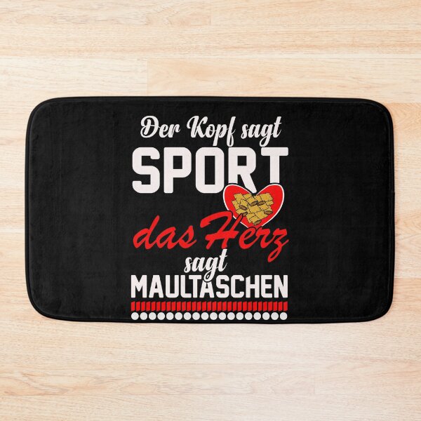 Item preview, The Head Says Sport, The Heart Says Maultaschen designed and sold by Schwaben Designs.