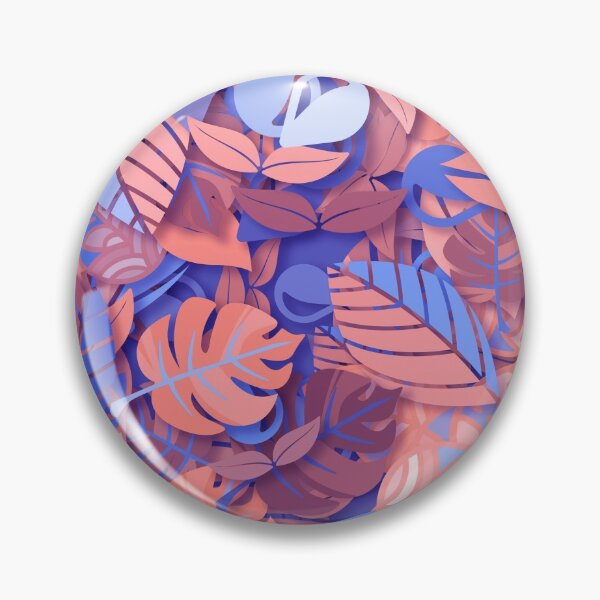 Item preview, Abstract Purple Orange Fall Autumn Leaves colorful Ornamental Paper Cut Out pattern designed and sold by MyColorfulDream.
