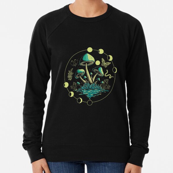 Goblincore Mushroom Aesthetic Dark Academia Cottagecore Lightweight Sweatshirt