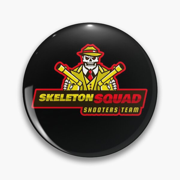 Artikelvorschau, Gelbes Skeleton Boss Squad Shooters Team - Cooles Gaming-Design entworfen und verkauft von Red-ElYoubi.