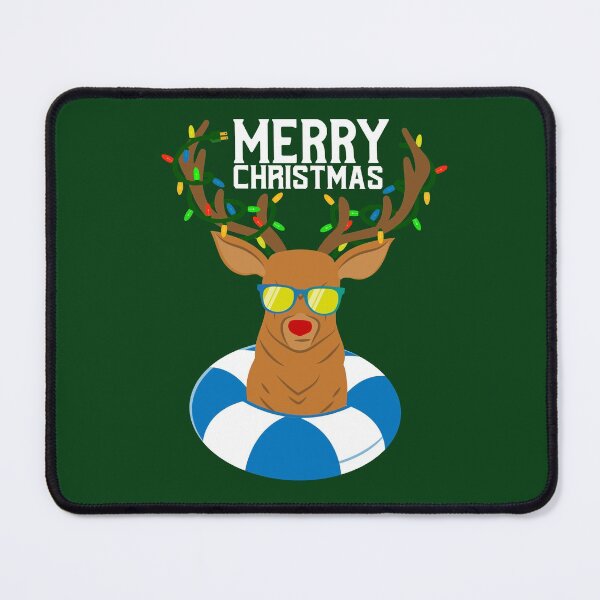 Item preview, Merry Christmas Deer in the summer Green designed and sold by joanaoberg.