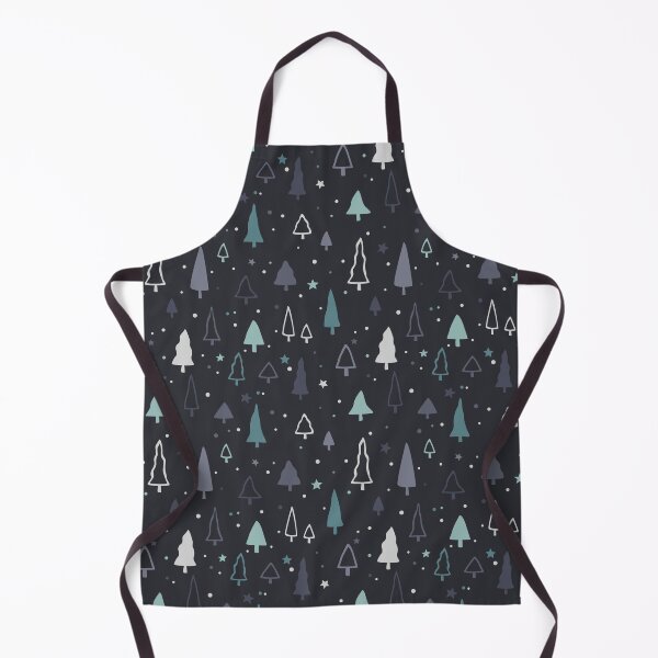 Item preview, Night blue pine trees pattern designed and sold by Muxune.