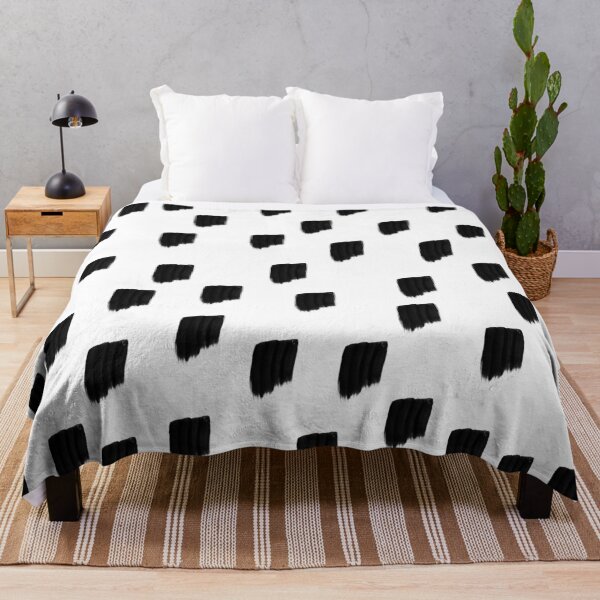 Item preview, Black & White Watercolor Brushstroke designed and sold by idovedesign.