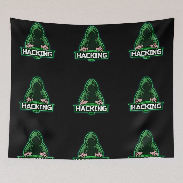 Item preview, Lets The Hacking Begins-Cool Vintage Mysterious Hacker Design  designed and sold by Red-ElYoubi.