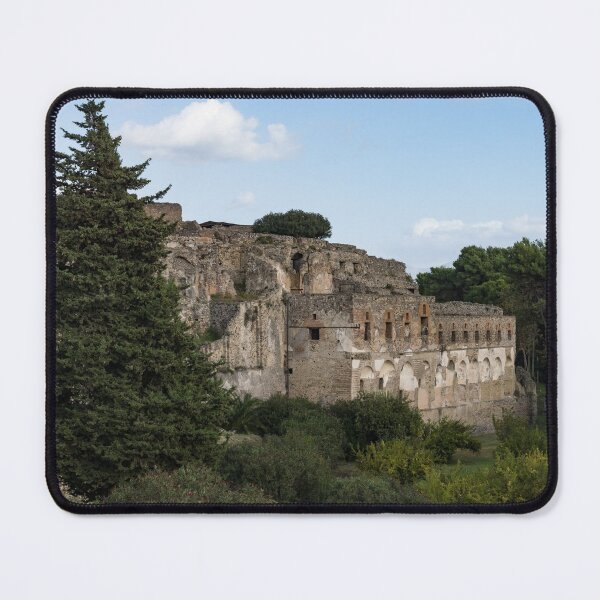 Item preview, A Peaceful Italian Afternoon - Ancient Pompeii Ruins From a Verdant Park designed and sold by Georgia Mizuleva.
