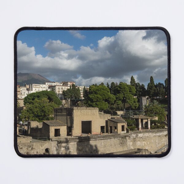 Item preview, Ancient Herculaneum Ruins - Green and Sunny Afternoon From Above designed and sold by Georgia Mizuleva.