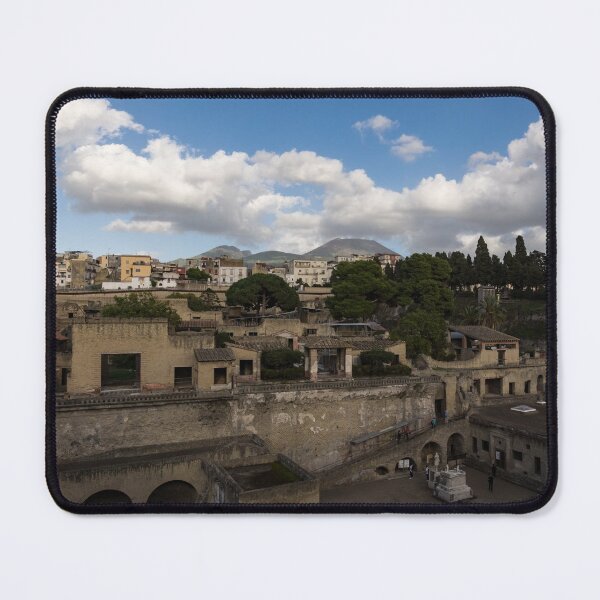 Item preview, Ancient Herculaneum Ruins - Panoramic View from the Top designed and sold by Georgia Mizuleva.