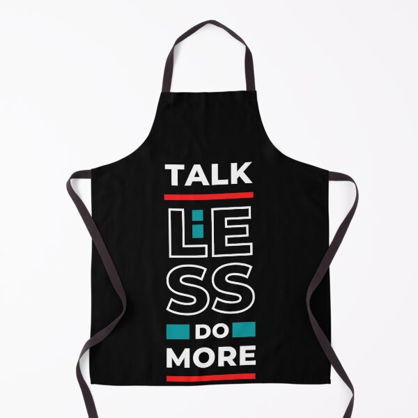 Item preview, TALK LESS DO MORE |Modern black motivational quotes ( jk artist ) designed and sold by jaivikartist.