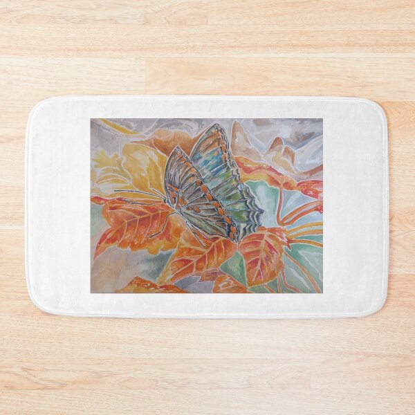 Item preview, Butterfly on Autumn Leaves designed and sold by Kate Hebden-Brittain.