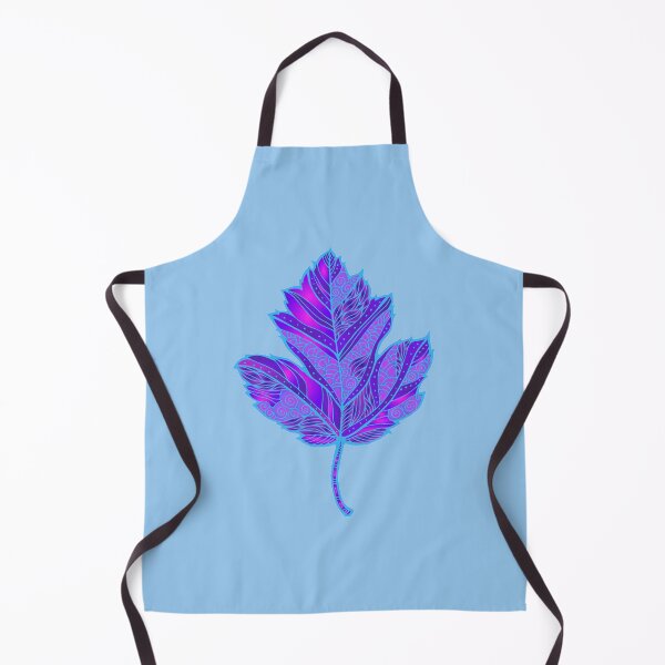 Item preview, Autumn is back, an autumn leaf in blue                               designed and sold by oomboomtees.