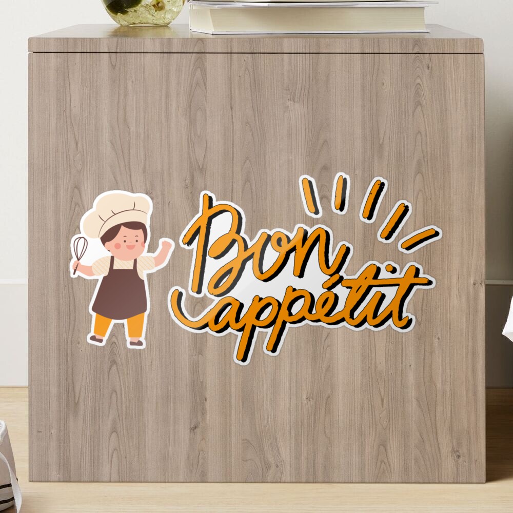 Large Stickabilities Sticker Sheet Chef Bon Appetit