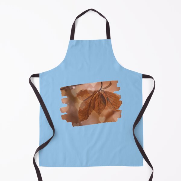 Item preview, Brown Autumn Leaves with Raindrops and Hearts                                 designed and sold by oomboomtees.