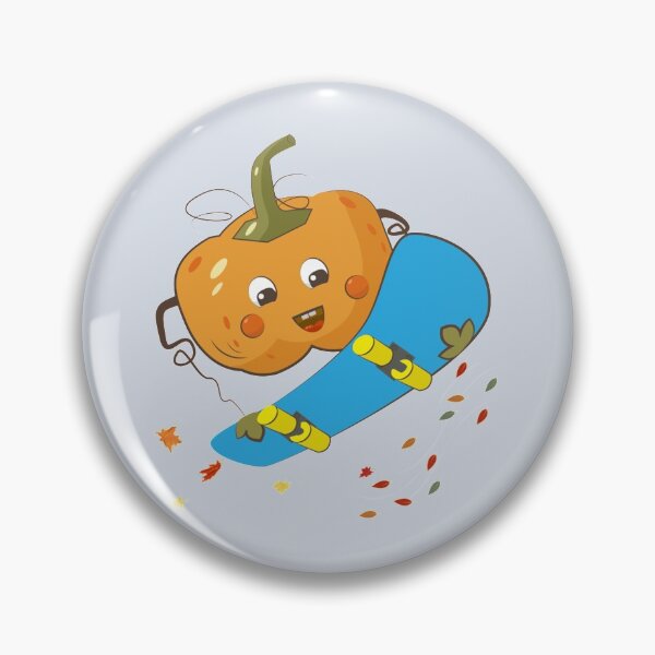 Item preview, Pumpkin On Skateboard With Leaves                  designed and sold by oomboomtees.
