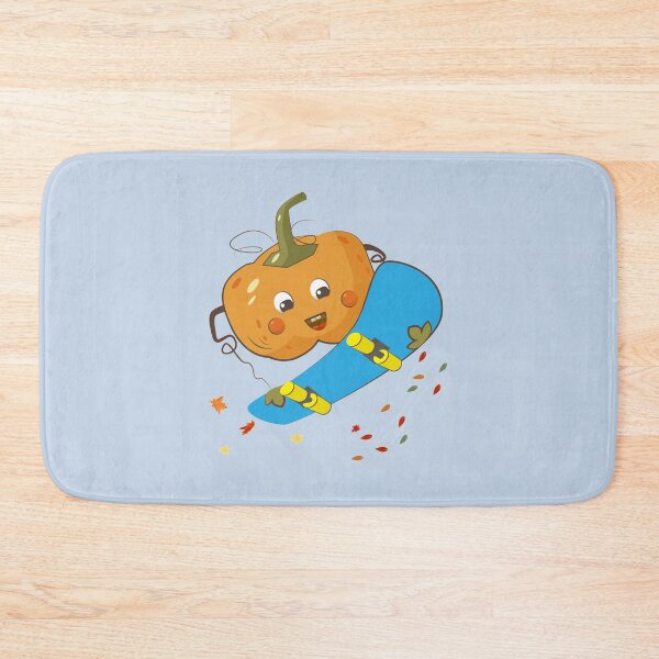 Item preview, Pumpkin On Skateboard With Leaves                  designed and sold by oomboomtees.